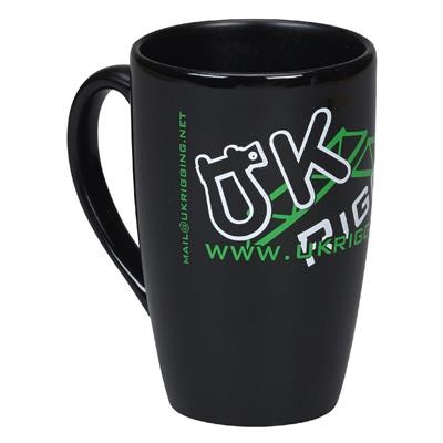 Picture of TATE CERAMIC POTTERY MUG in Black