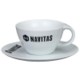 Picture of LYNMOUTH CAPPUCCINO MUG & SAUCER in White