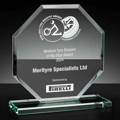 Picture of OCTAGON JADE GLASS AWARD