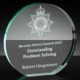 POPPY CIRCULAR THICK CUT GLASS AWARD image 2
