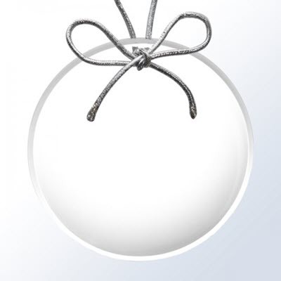 Picture of ACRYLIC CIRCLE HANGING ORNAMENT.