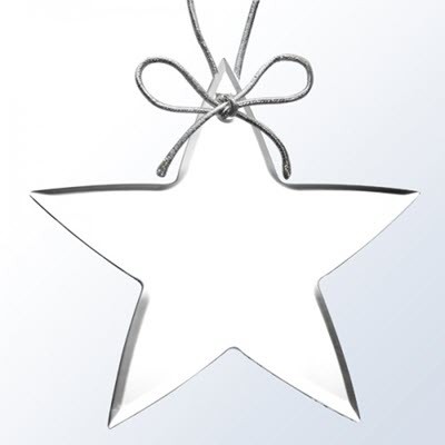 Picture of ACRYLIC STAR HANGING ORNAMENT.