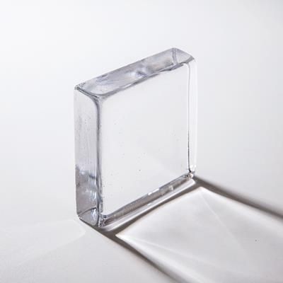Picture of HANDMADE RECYCLED GLASS SQUARE AWARD.