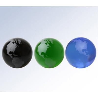 Picture of COLOURED GLOBE FROSTED CONTINENT AWARD
