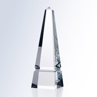 Picture of OPTIC CRYSTAL GROOVE OBELISK AWARD.