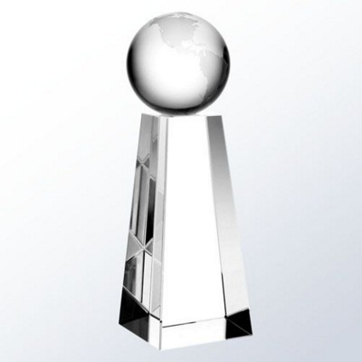 Picture of TOP OF THE WORLD GLASS GLOBE AWARD.