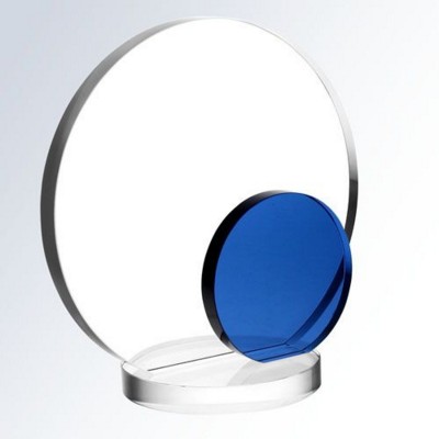 Picture of BLUE ECLIPSE GLASS AWARD.