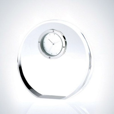 Picture of BEVELLED CIRCLE GLASS CLOCK