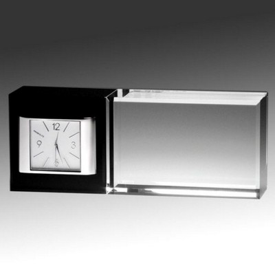 Picture of BEST WISHES GLASS CLOCK.