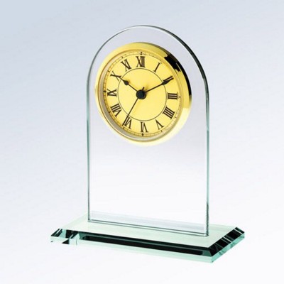 Picture of GOLD ROMAN GLASS CLOCK