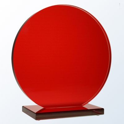 Picture of RED HONORARY CIRCLE GLASS AWARD