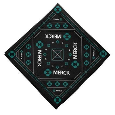 Picture of CUSTOM SUBLIMATED PRINTED SQUARE BANDANA.