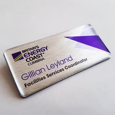 Picture of PRINTED PVC NAME BADGE.