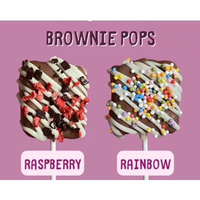 Picture of RAINBOW BROWNIE CAKE POP.