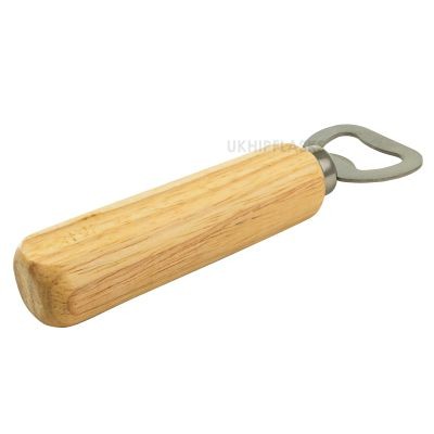 Picture of OAK WOOD HANDLED BOTTLE OPENER