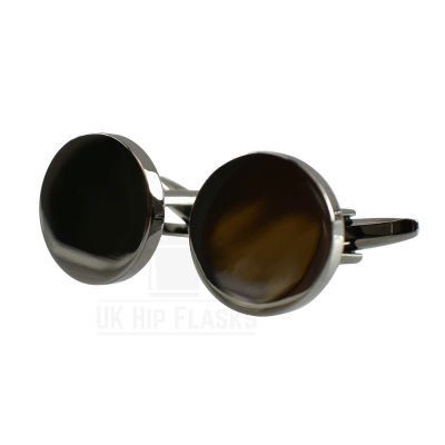 Picture of ROUND CUFF LINKS in Black