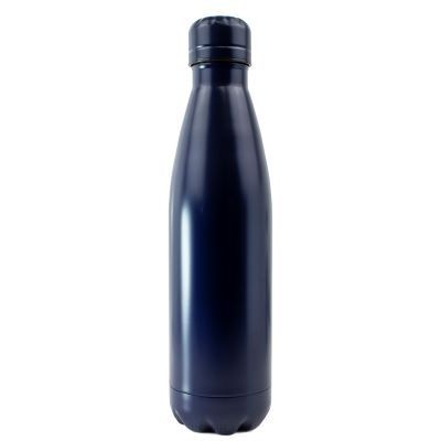 Picture of THERMAL INSULATED DRINK BOTTLE - 500ML in Dark Blue.