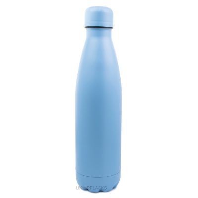 Picture of THERMAL INSULATED DRINK BOTTLE - 500ML in Blue.