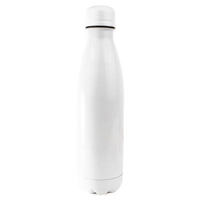 Picture of THERMAL INSULATED DRINK BOTTLE - 500ML in White.