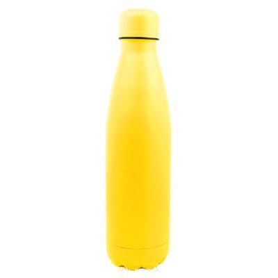 Picture of THERMAL INSULATED DRINK BOTTLE - 500ML in Yellow.