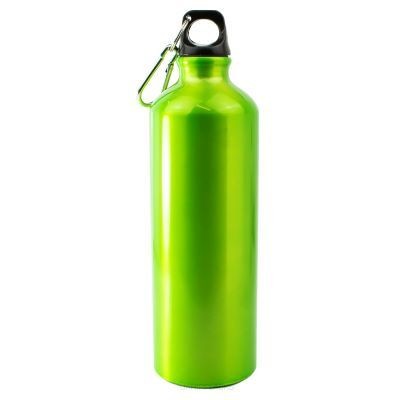 Picture of SPORTS WATER BOTTLE ALUMINIUM 750ML in Green.