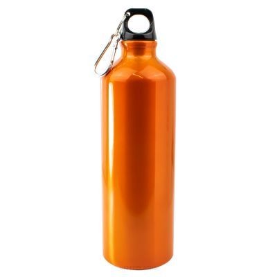 Picture of SPORTS WATER BOTTLE ALUMINIUM 750ML in Orange.