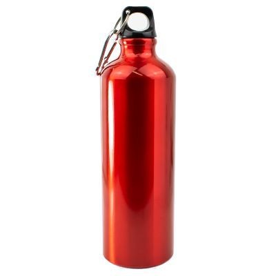 Picture of SPORTS WATER BOTTLE ALUMINIUM 750ML in Red.