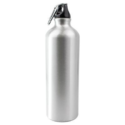 Picture of SPORTS WATER BOTTLE ALUMINIUM 750ML in Silver.