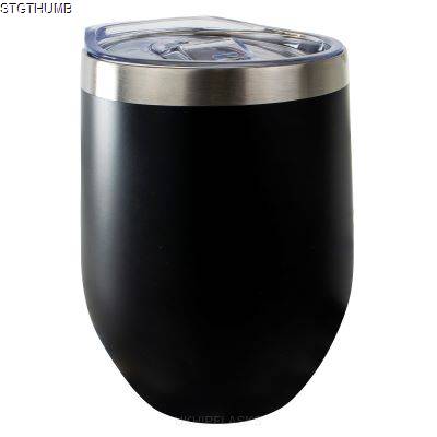 Picture of THERMAL INSULATED TUMBLER 340ML in Black.