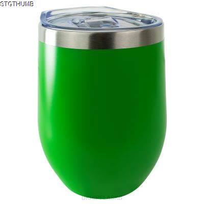 Picture of THERMAL INSULATED TUMBLER 340ML in Green.