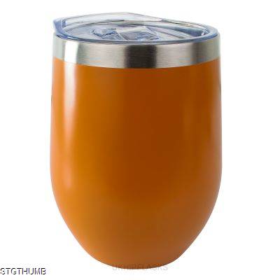 Picture of THERMAL INSULATED TUMBLER 340ML in Dark Orange.
