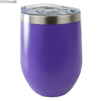Picture of THERMAL INSULATED TUMBLER 340ML in Purple.