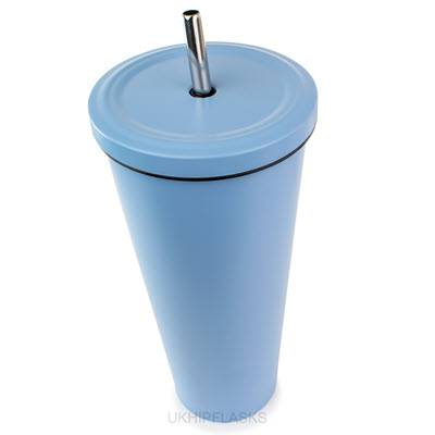 Picture of LARGE THERMAL INSULATED 750ML BLUE TUMBLER