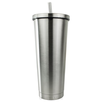 Picture of LARGE THERMAL INSULATED 750ML SILVER TUMBLER.