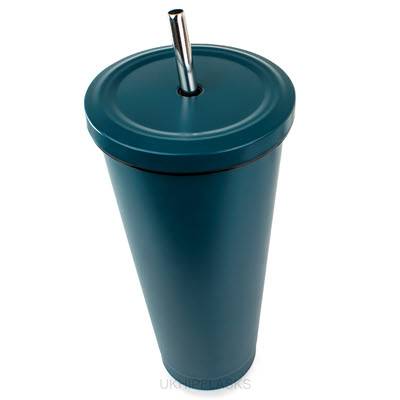 Picture of LARGE THERMAL INSULATED 750ML TEAL  TUMBLER