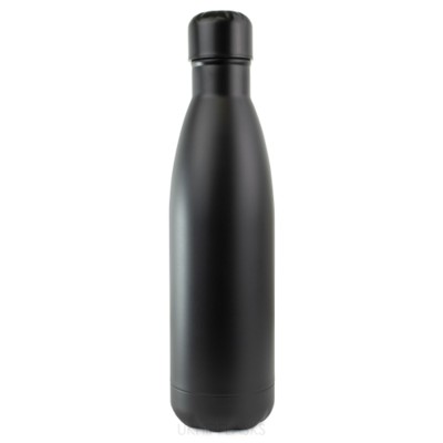 Picture of BLACK 500ML STEEL THERMAL INSULATED BOTTLE