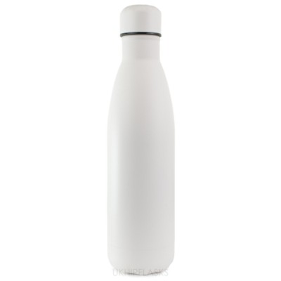 Picture of WHITE 500ML STEEL THERMAL INSULATED BOTTLE