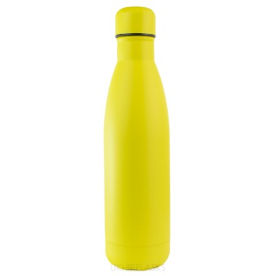 Picture of YELLOW 500ML STEEL THERMAL INSULATED BOTTLE
