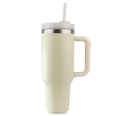 Picture of CREAM 40OZ LARGE THERMAL INSULATED 2ND GEN TUMBLER
