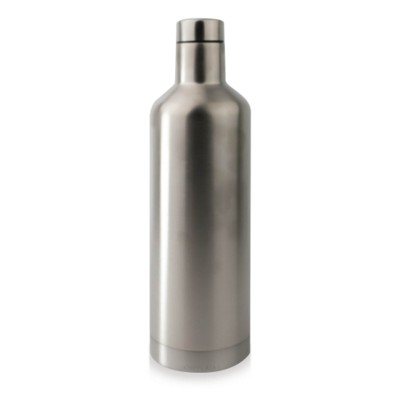 Picture of SILVER 500ML THERMAL INSULATED STEEL WINE BOTTLE