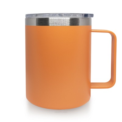 Picture of ORANGE THERMAL INSULATED 350ML STEEL TUMBLER with Secure Rotating Lid