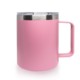 Picture of LIGHT PINK THERMAL INSULATED 350ML STEEL TUMBLER with Secure Rotating Lid