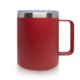 Picture of RED THERMAL INSULATED 350ML STEEL TUMBLER with Secure Rotating Lid