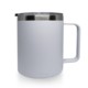 Picture of WHITE THERMAL INSULATED 350ML STEEL TUMBLER with Secure Rotating Lid