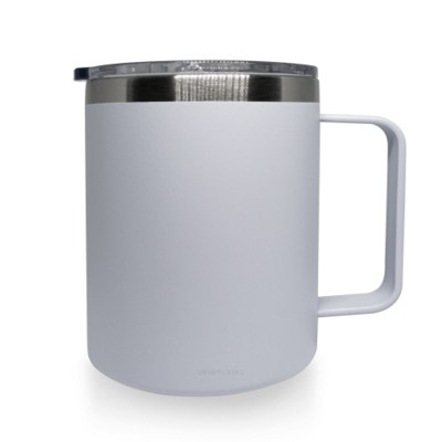 Picture of WHITE THERMAL INSULATED 350ML STEEL TUMBLER with Secure Rotating Lid