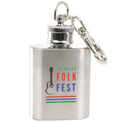 Picture of 1OZ KEYRING HIP FLASK