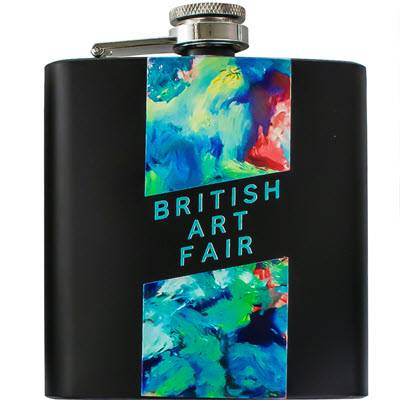 Picture of 6OZ HIP FLASK in Matt Black with Stock Box.