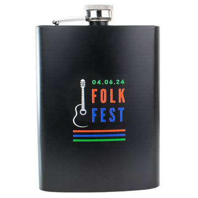 Picture of 8OZ HIP FLASK in Matt Black