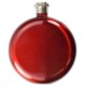 Picture of 5OZ ROUND HIP FLASK in Red