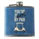 Picture of LUXURY HIP FLASK GIFT SET in Blue